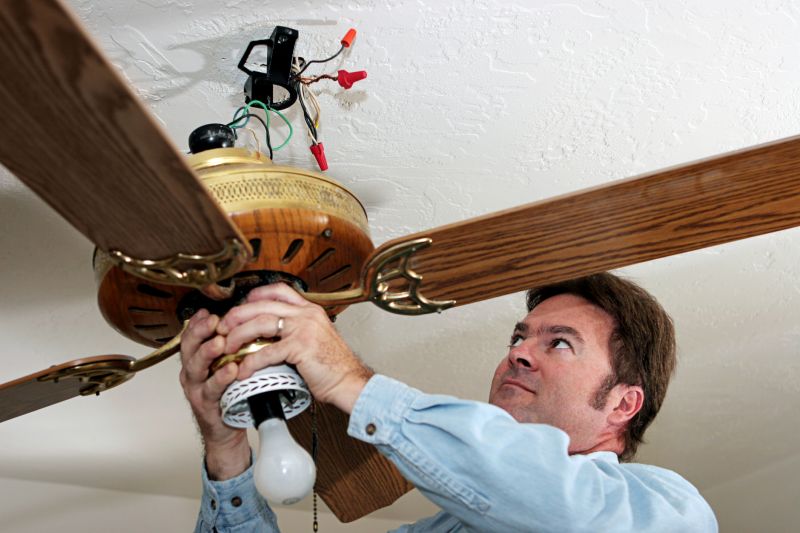 Ceiling Fan Replacement in Kansas City, KS
