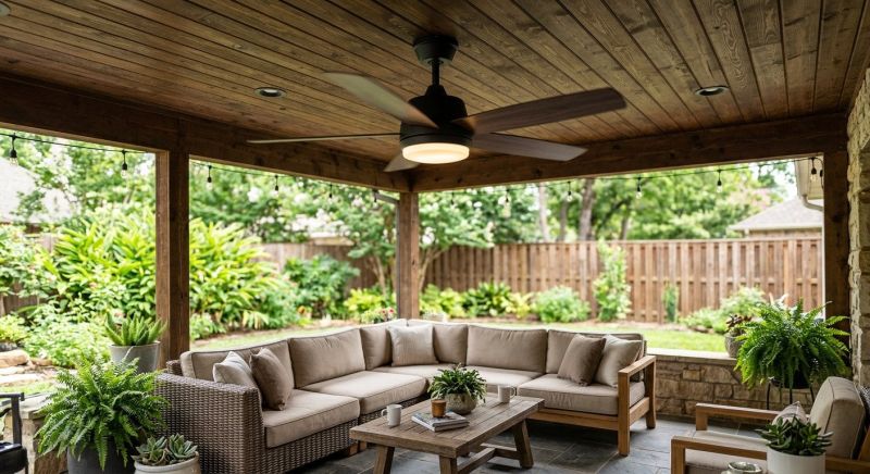 Patio Fan Installation in Overland Park, KS